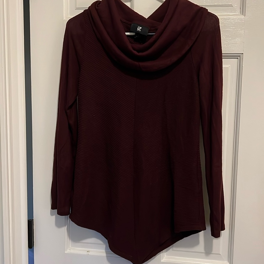 IZ Byer maroon sweater